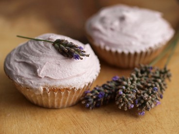 Lavender infused cupcakes