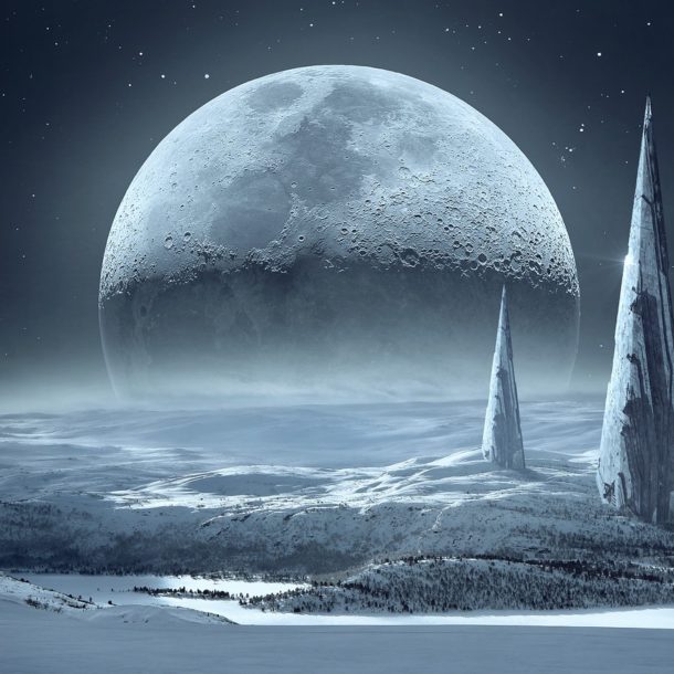 Futuristic Moon - Scene Fiction