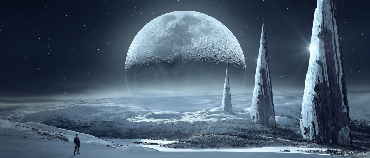 Futuristic Moon - Scene Fiction